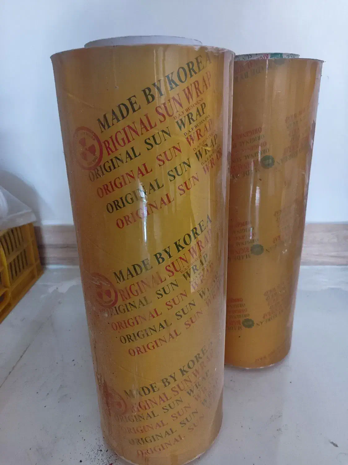 سلفون ۱۰۰۰متری سان رااپ کره|ظروف نگهدارنده، پلاستیکی، یک‌بارمصرف|هشتگرد, شهرک بار و بن|دیوار