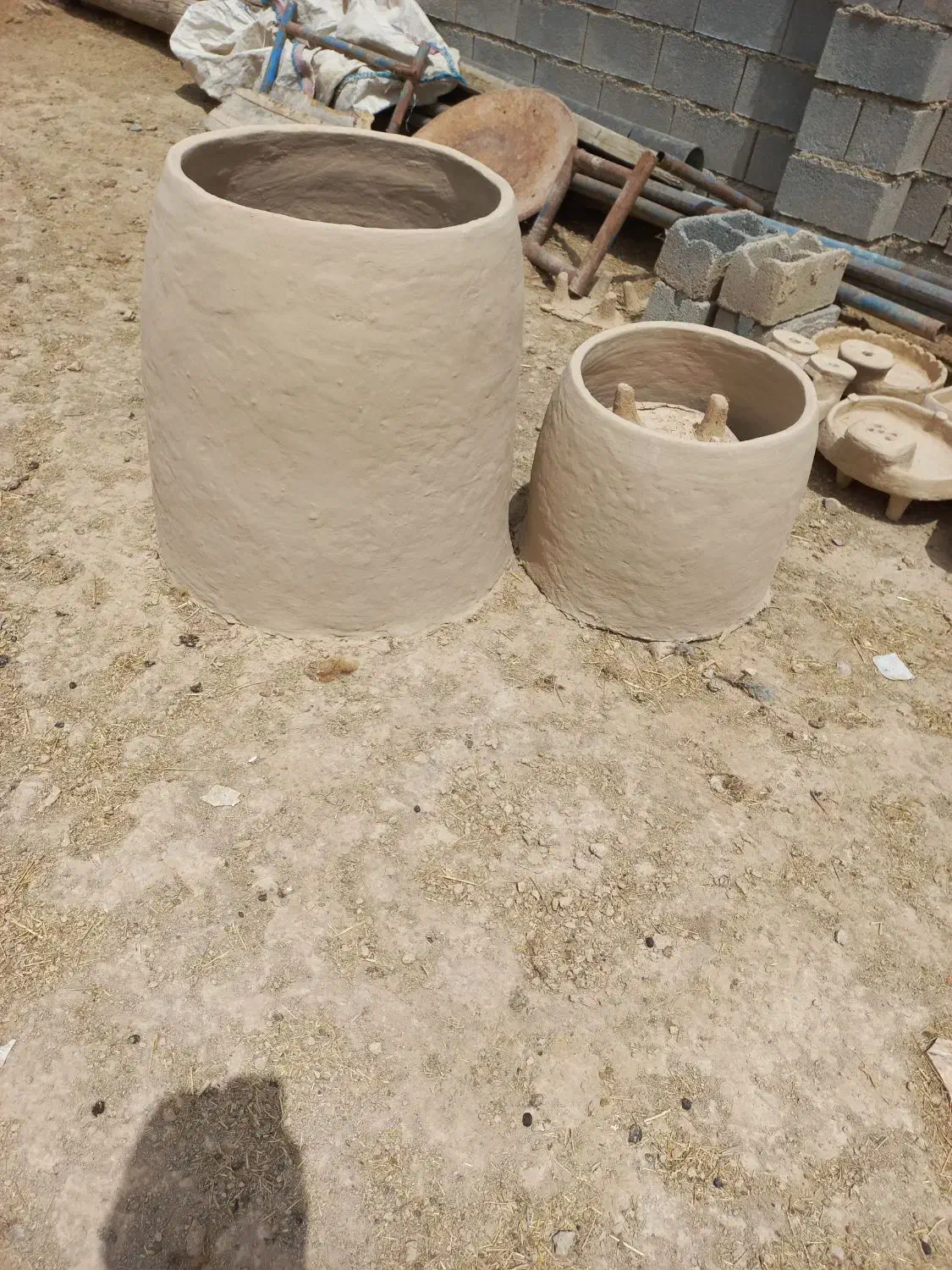 منقل گلی|ظروف پخت‌وپز|اهواز, زردشت|دیوار