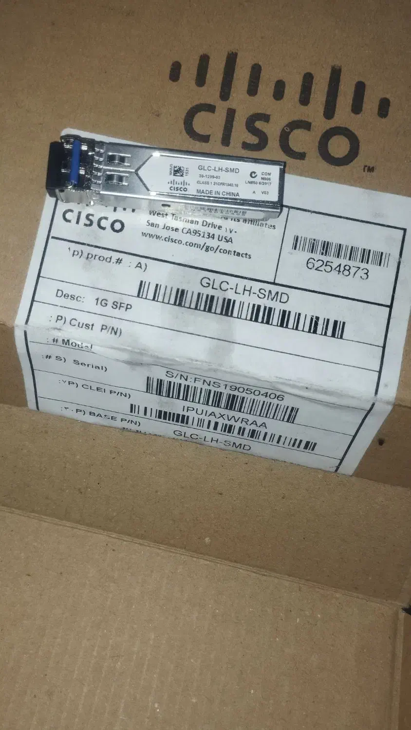 ماژول فیبر نوریCisco GLC-LH-SMDمدیا کانورترNetLink|مودم و تجهیزات شبکه|تهران, جی|دیوار