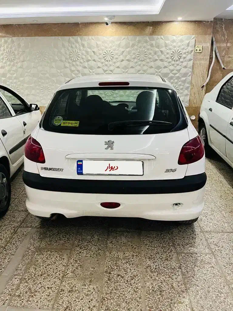 پژو ۲۰۶ در حد نو|خودرو سواری و وانت|سبزوار, پاسداران|دیوار