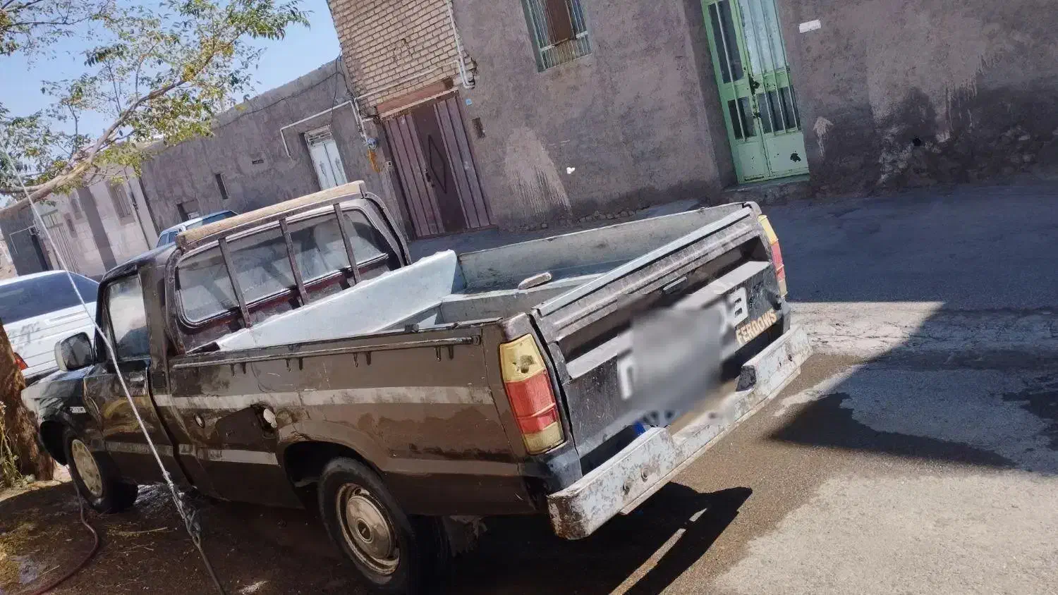 وانت مزدا cngمخزن نیسانی|خودرو سواری و وانت|فردوس (خراسان), |دیوار