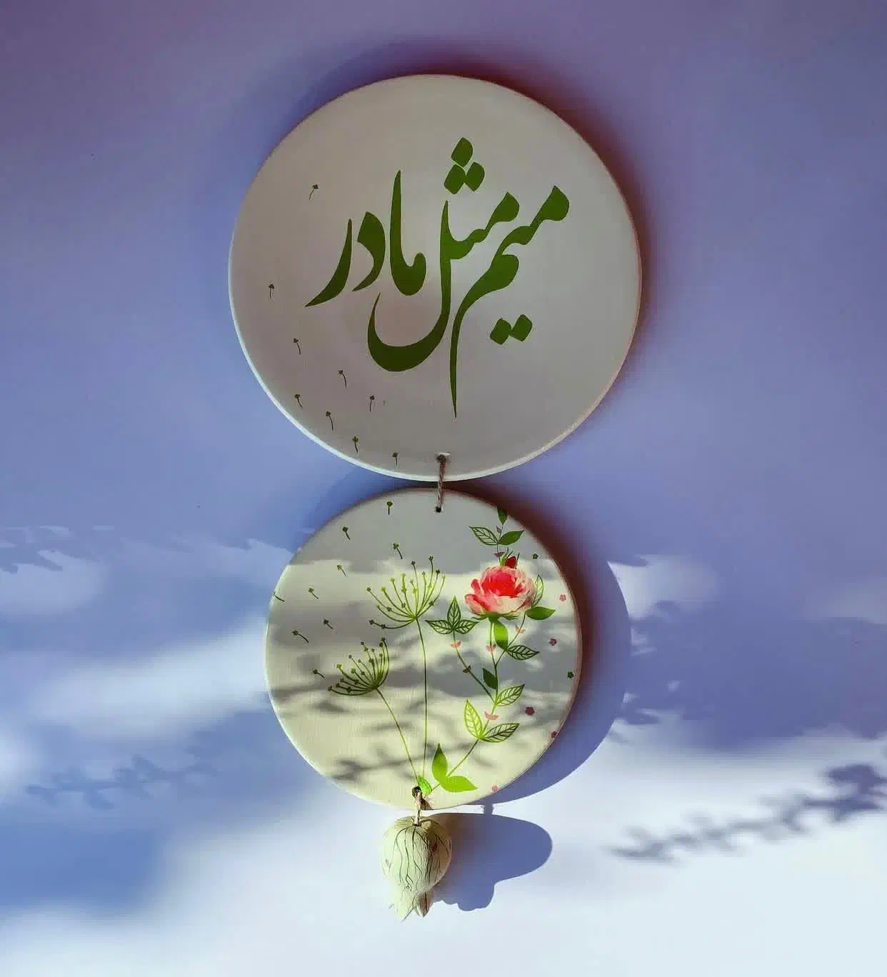 تابلو دو تیکه روز مادر|تابلو، نقاشی، عکس|دوگنبدان, |دیوار