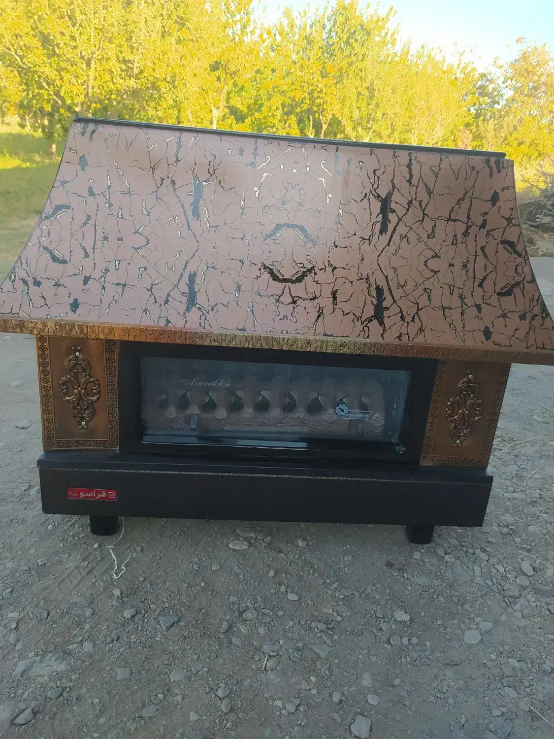 بخاری شومینه خیلی تمیز|بخاری، هیتر، شومینه|میاندوآب, |دیوار