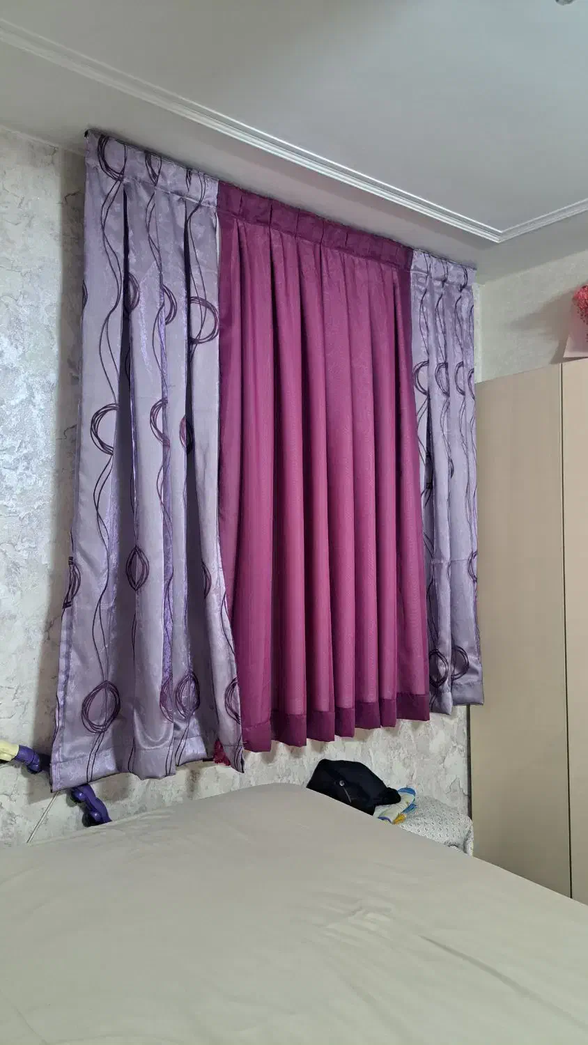 پرده حریر سه تیکه|پرده، رانر، رومیزی|تهران, سلسبیل جنوبی|دیوار