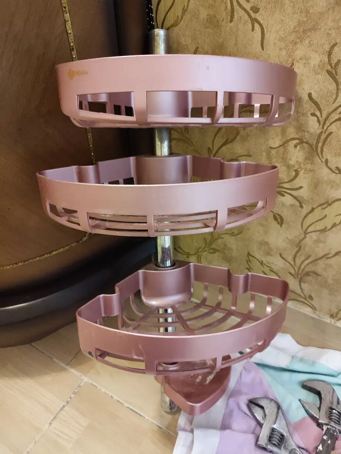 شلف سه طبقه کنج حمام|لوازم حمام|تهران, نارمک جنوبی|دیوار