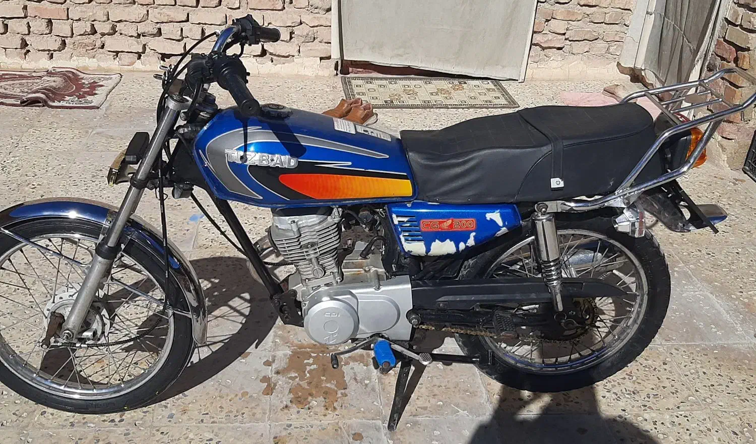 موتور تر تمیز با برگ مزایده|موتورسیکلت|خاش, |دیوار