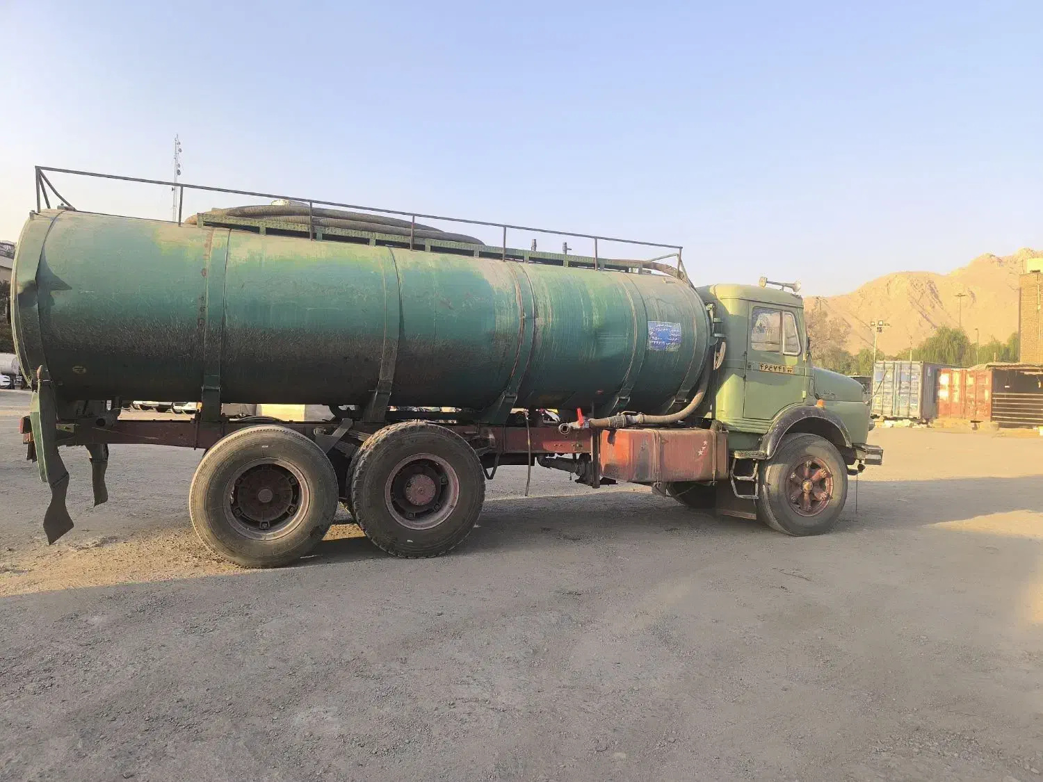 بنز ۱۰ چرخ بالاگیر تانکر آب|خودرو سنگین|ری, علایین|دیوار