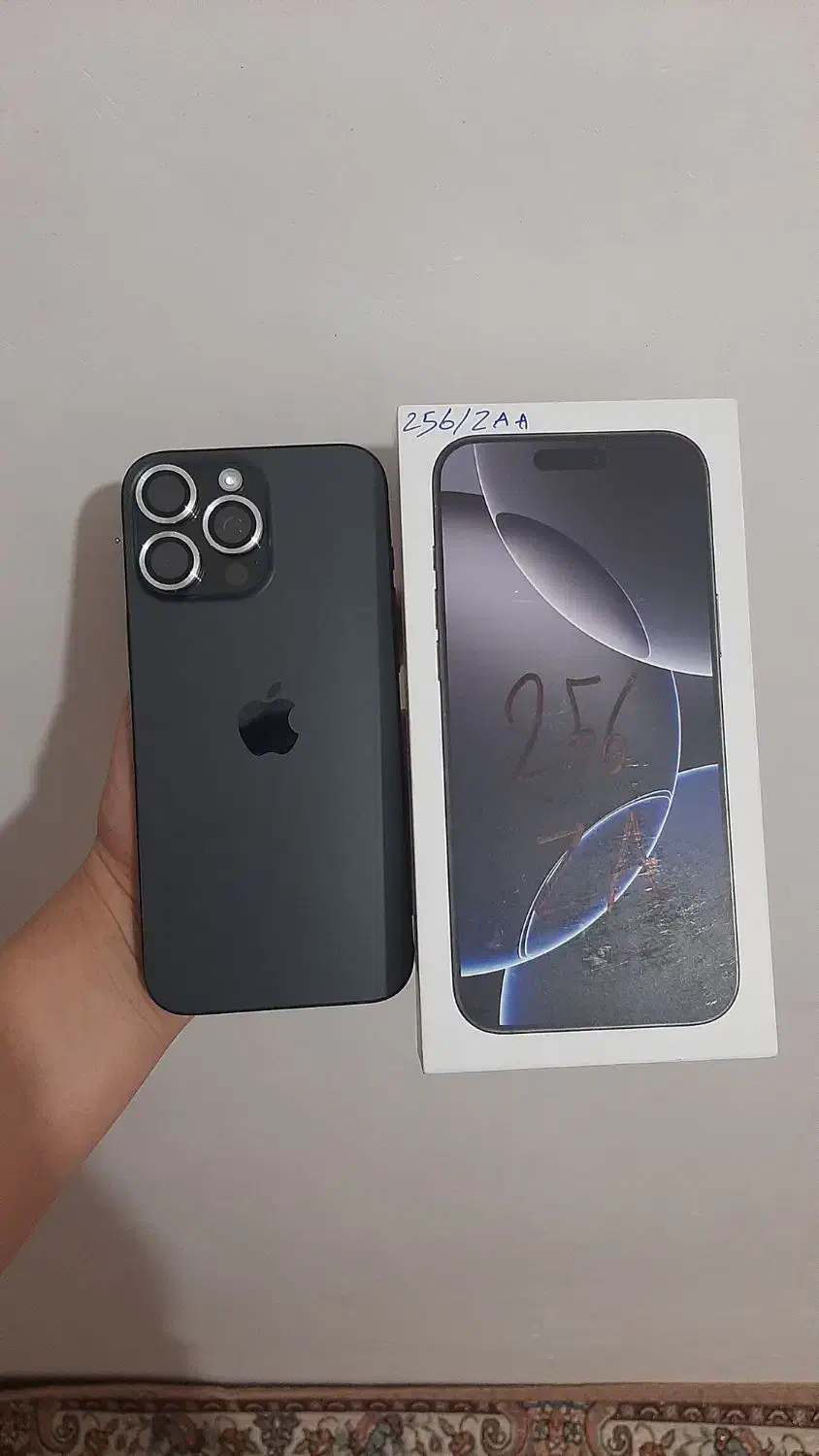 ایفون ۱۶ پرومکس ۲۵۶ کاملا نو،فقط انباکس شده|موبایل|رشت, توشیبا|دیوار