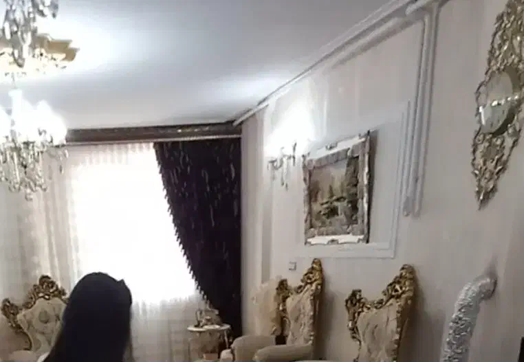 2عدد والن پرده در حد نو . رنگ قهوه ای تیره|پرده، رانر، رومیزی|ابهر, |دیوار