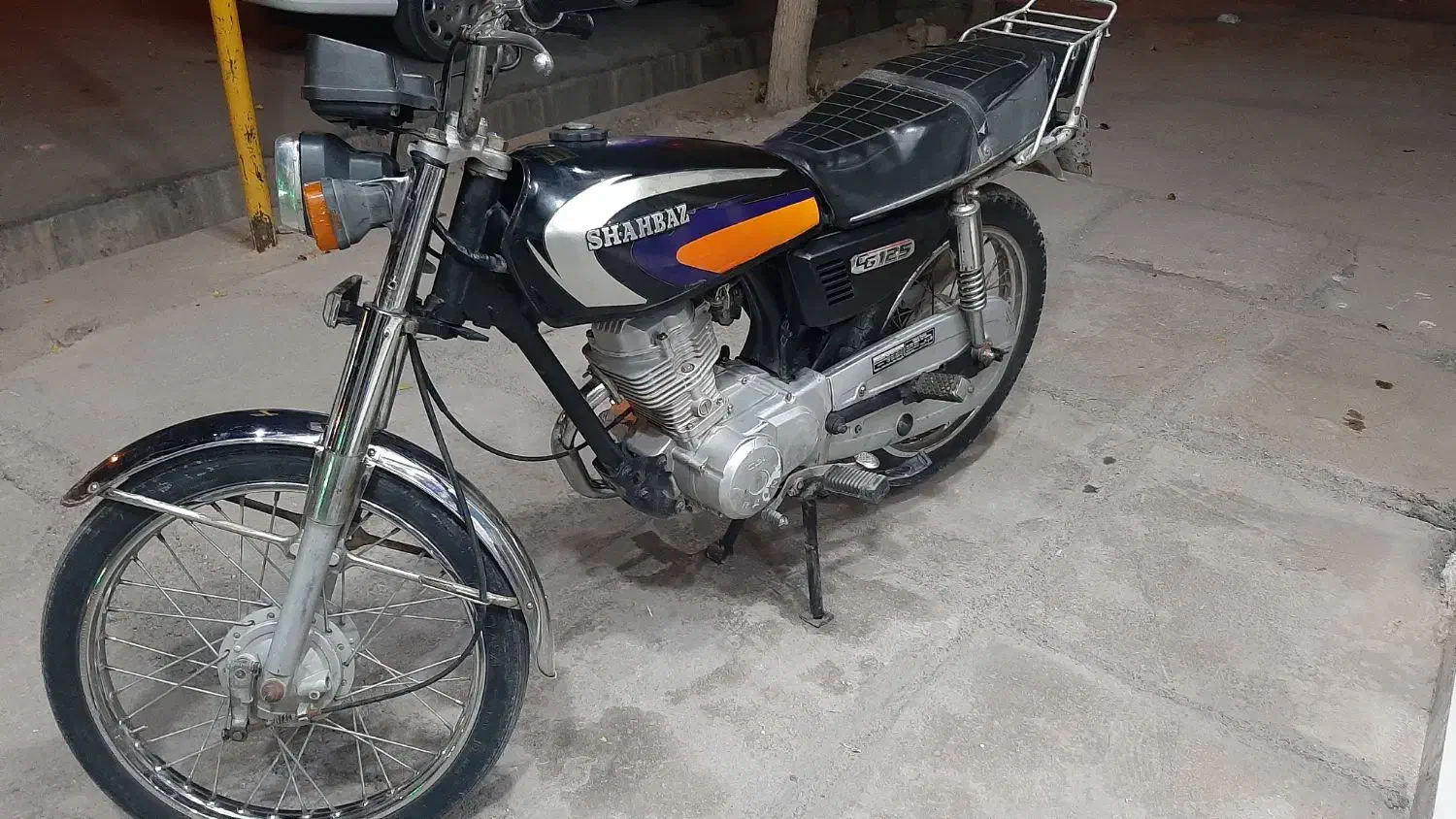 موتور ۱۲۵ مزایده تمیز و مرتب|موتورسیکلت|شیراز, میانرود|دیوار