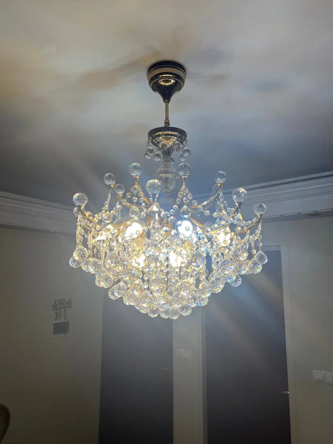 لوستر کریستال چک|لوستر و چراغ آویز|تهران, تهرانپارس غربی|دیوار