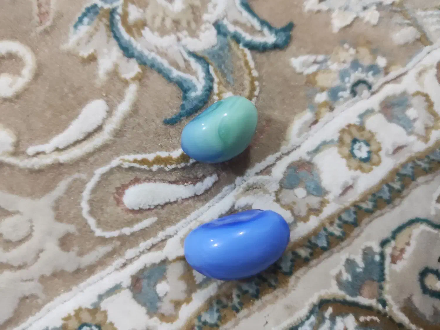 سنگ عقیل آبی و فیروزه اصل|کلکسیون اشیاء عتیقه|شیروان (خراسان), |دیوار