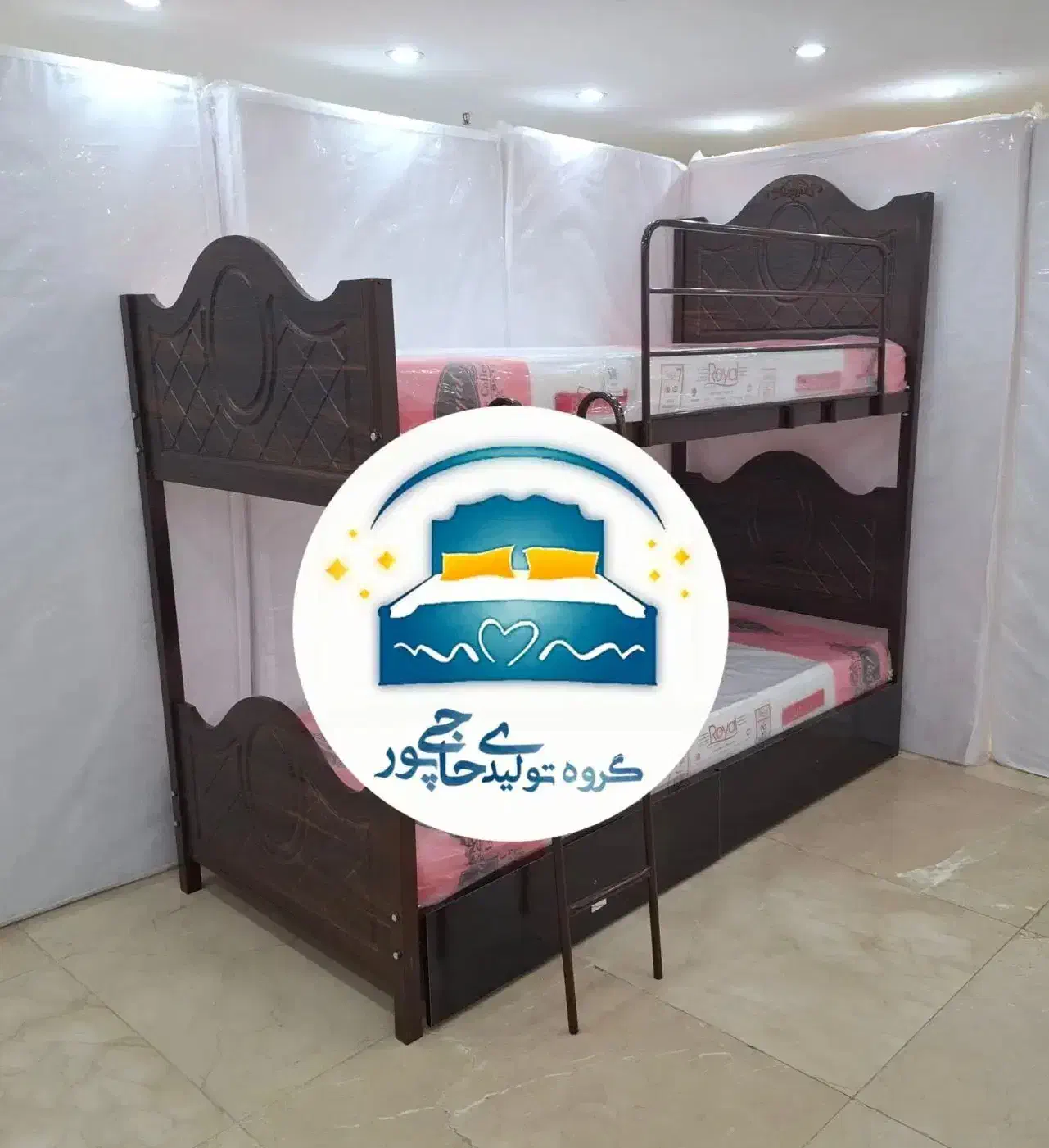 تخت خواب دو طبقه حاجی پور(تختخواب۲دوطبقه)تشک اوین|تخت و سرویس خواب|مشهد, حسین‌آباد|دیوار