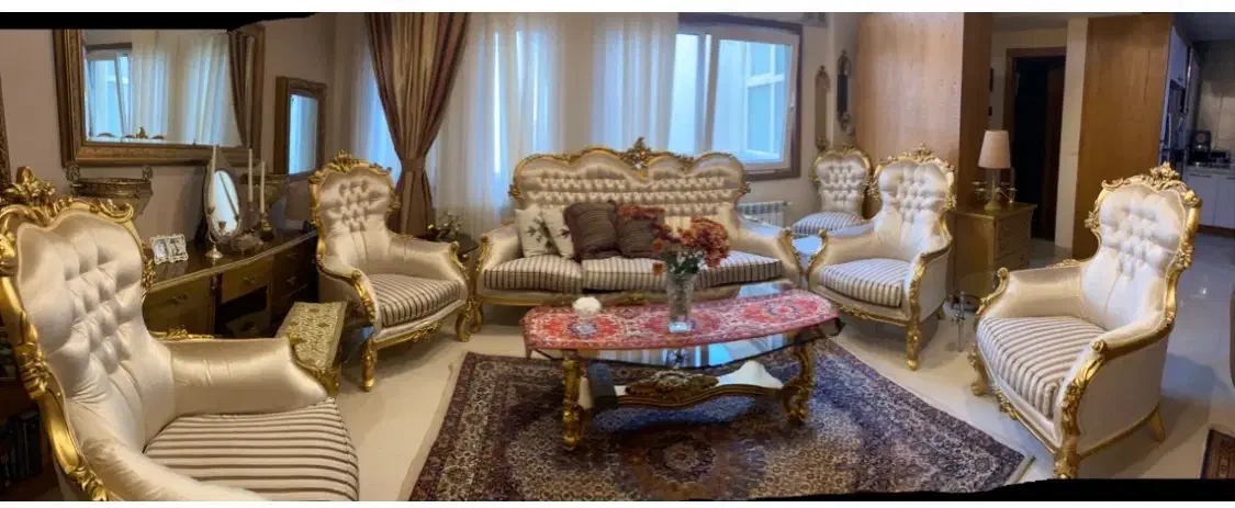 فروش مبلمان استیل و ناهار خوری  بعلت مهاجرت|مبلمان خانگی و میز عسلی|مشهد, هفت تیر (آب و برق)|دیوار