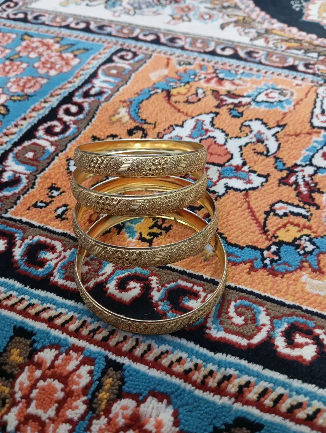 چهار عدد النگو طلاروس.طلا روس رنگ ثابت سالم|بدلیجات|مشهد, طبرسی شمالی|دیوار