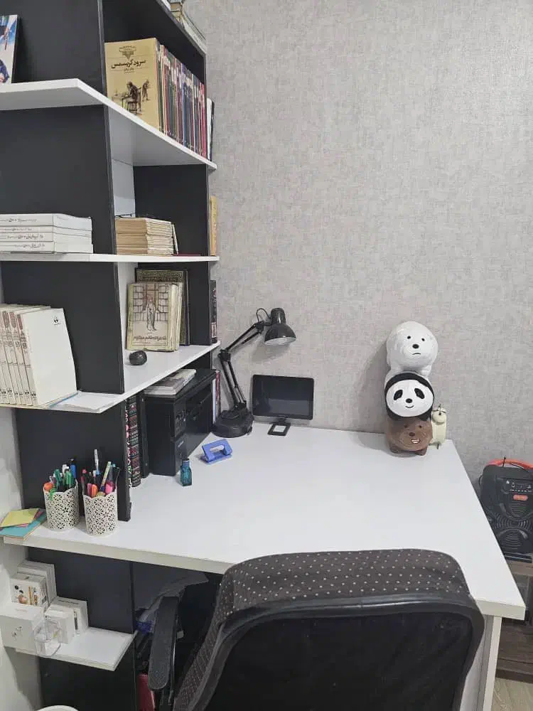 کتابخانه و میزتحریر|میز تحریر و کامپیوتر|نکا, |دیوار