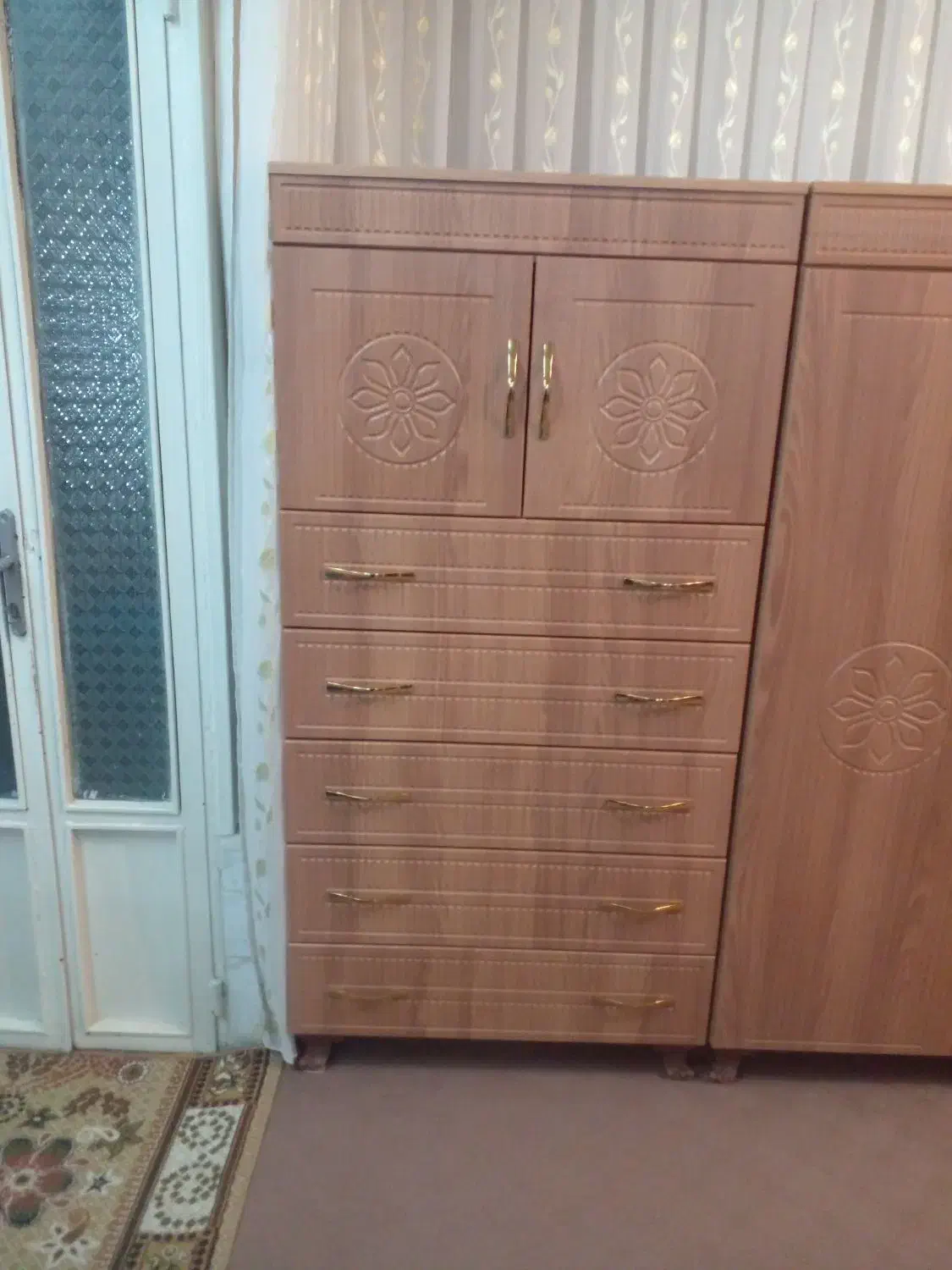 کمد جالباسی وکمد دیواری|جاکفشی، کمد، دراور|قم, قلعه کامکار|دیوار