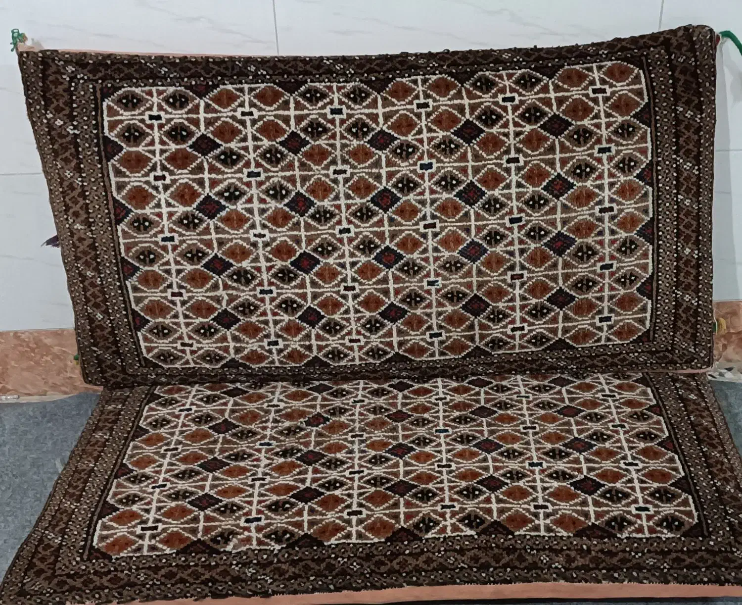 پشتی ترکمن دستباف|پشتی|تبریز, |دیوار