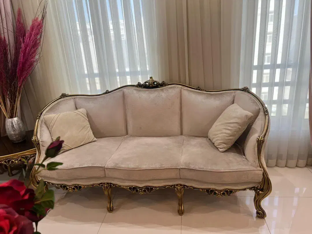 مبل استیل به همراه میز غذا خوری|مبلمان خانگی و میز عسلی|اهواز, پادادشهر|دیوار