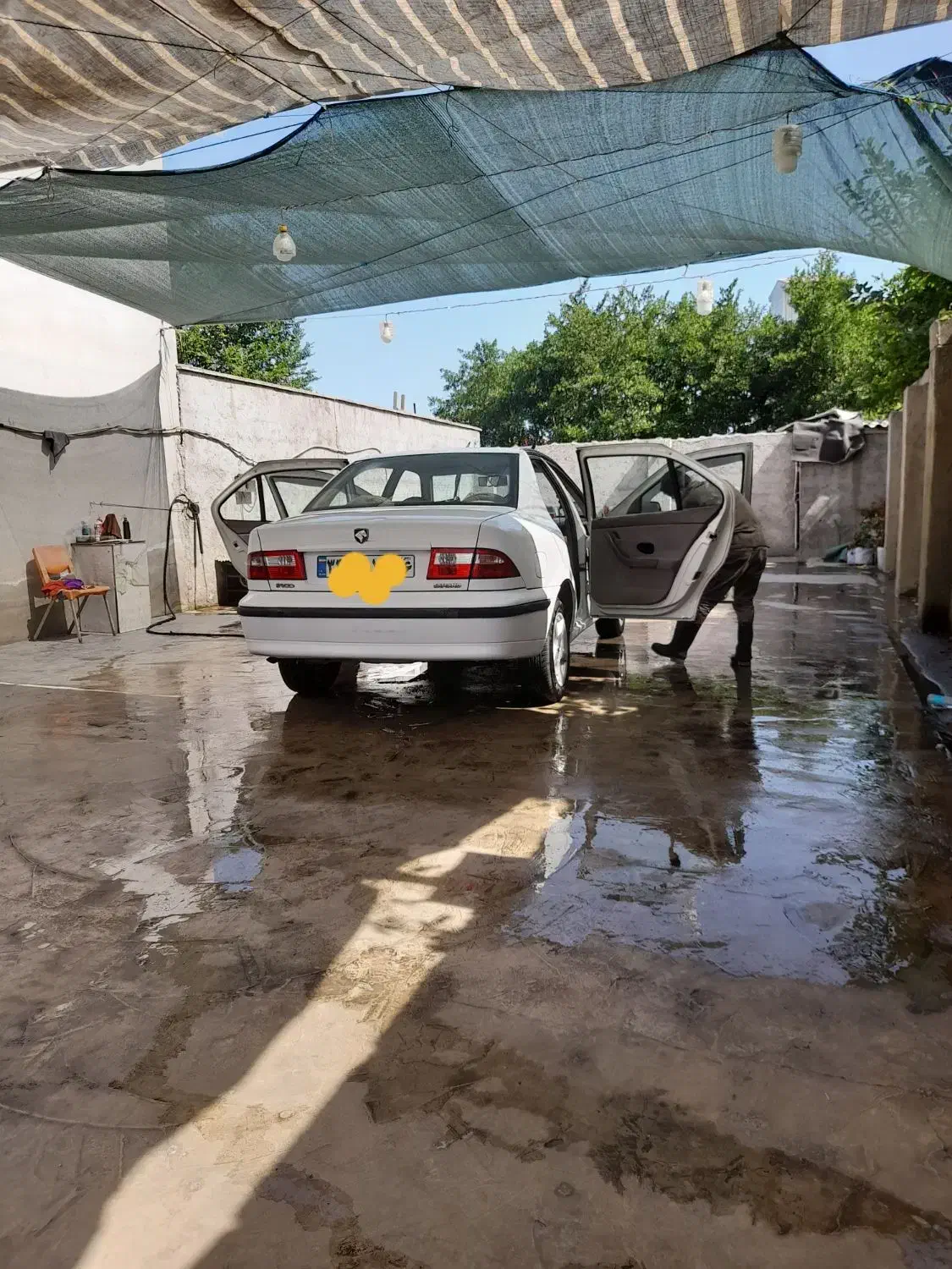 فروش سمند ال ایکس سفید دوگانه سوز|خودرو سواری و وانت|رشت, دیانتی|دیوار