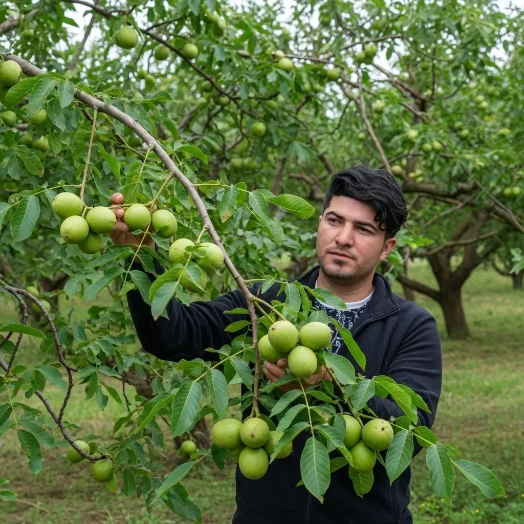 نهال گردو دیرگل مقاوم و پربار|خدمات باغبانی و درختکاری|تویسرکان, |دیوار