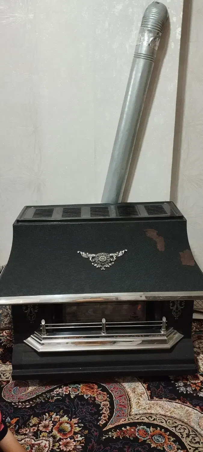 بخاری گازی مدل شومینه ای|بخاری، هیتر، شومینه|پاکدشت, پاکدشت (مامازند)|دیوار