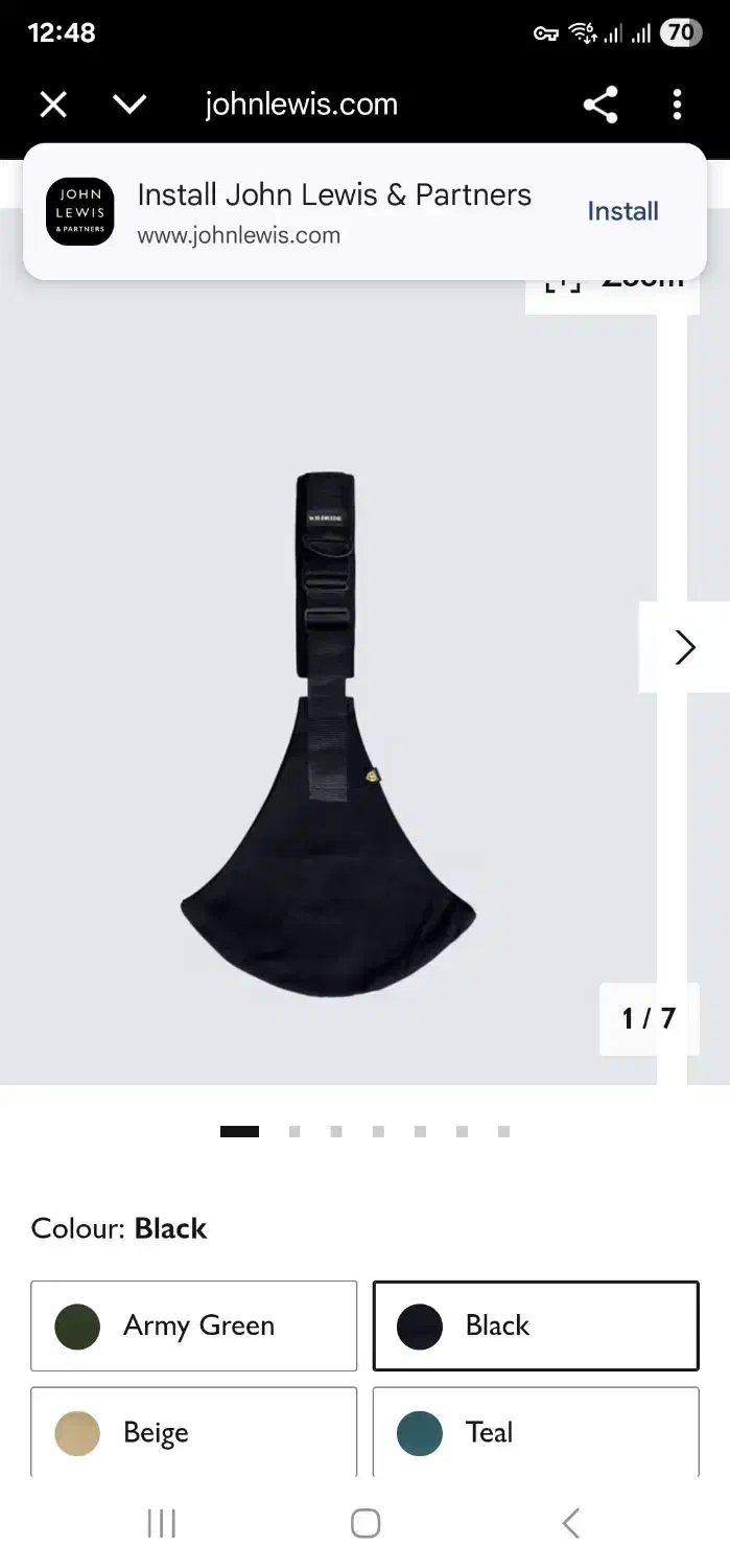 آغوش بند نوزاد تا ۱.۵ سال|اسباب و اثاث بچه|بندرعباس, |دیوار