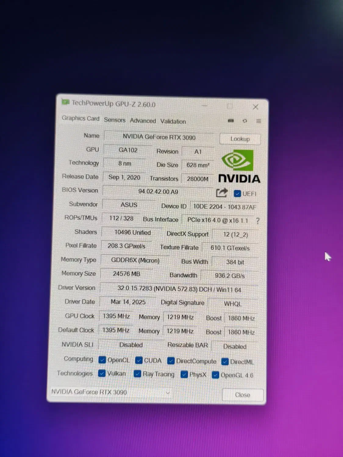غول رندرینگ و گیمینگ. تدوین|رایانه رومیزی|فردیس, فردیس|دیوار