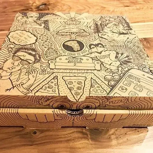 جعبه پیتزا ، جعبه سیبزمینی ، کاغذ ساندویچ|کافیشاپ و رستوران|قرچک, میرزائی جنوبی|دیوار