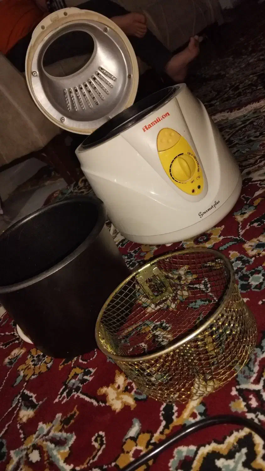 سرخ کن برقی همیلتون|اجاق گاز و لوازم برقی پختوپز|مشهد, عبادی|دیوار