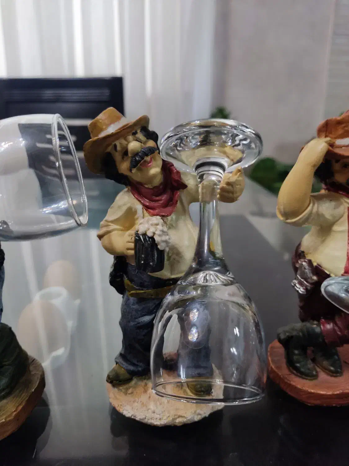 ۴ عدد مجسمه کابوی با گیلاس خوری وارداتی|مجسمه، تندیس، ماکت|رشت, معلم|دیوار