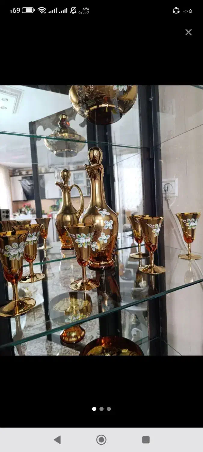 تنگ و گیلاس اگرمن اصل چک|صنایع دستی و سایر لوازم تزئینی|قزوین, |دیوار