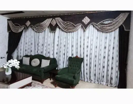 پرده شش متری|پرده، رانر، رومیزی|کازرون, |دیوار