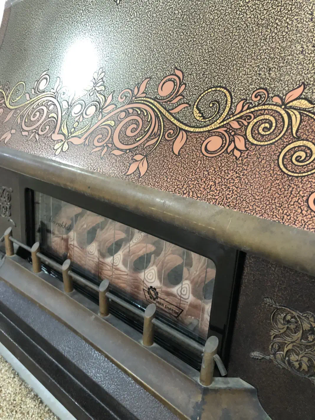 بخاری شومینه ای گازی در حد نو|بخاری، هیتر، شومینه|یاسوج, |دیوار