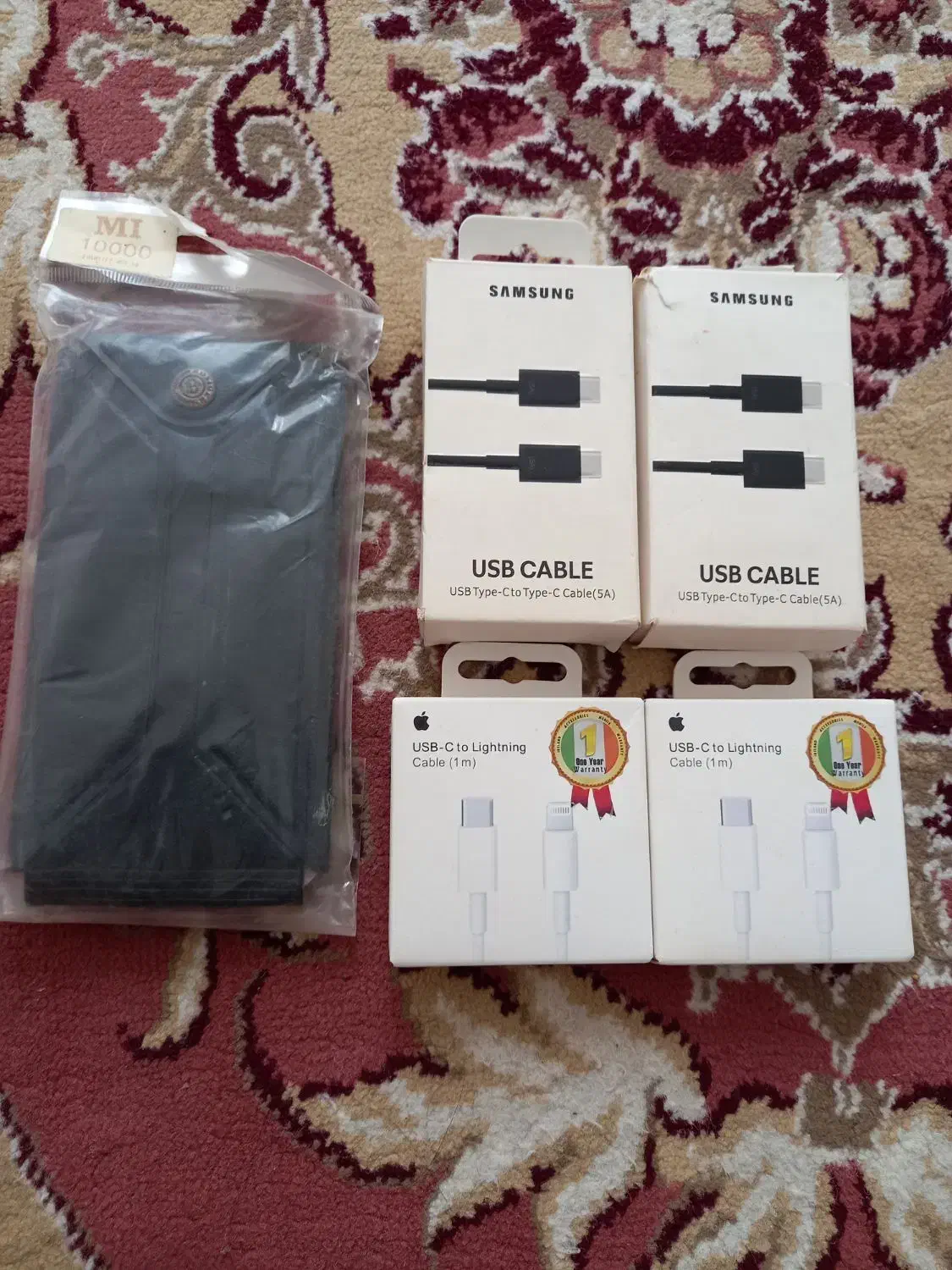 کابل آیفون و کابل تایپ سی اورجینال|لوازم جانبی موبایل و تبلت|اهر, |دیوار