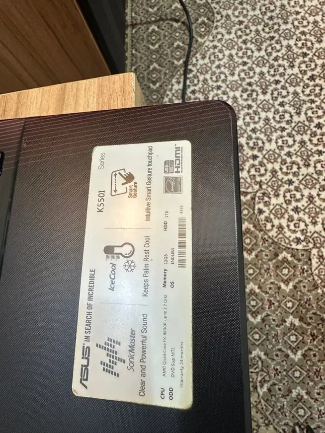 لپ تاپ asus k550i|رایانه همراه|تهران, پرستار|دیوار