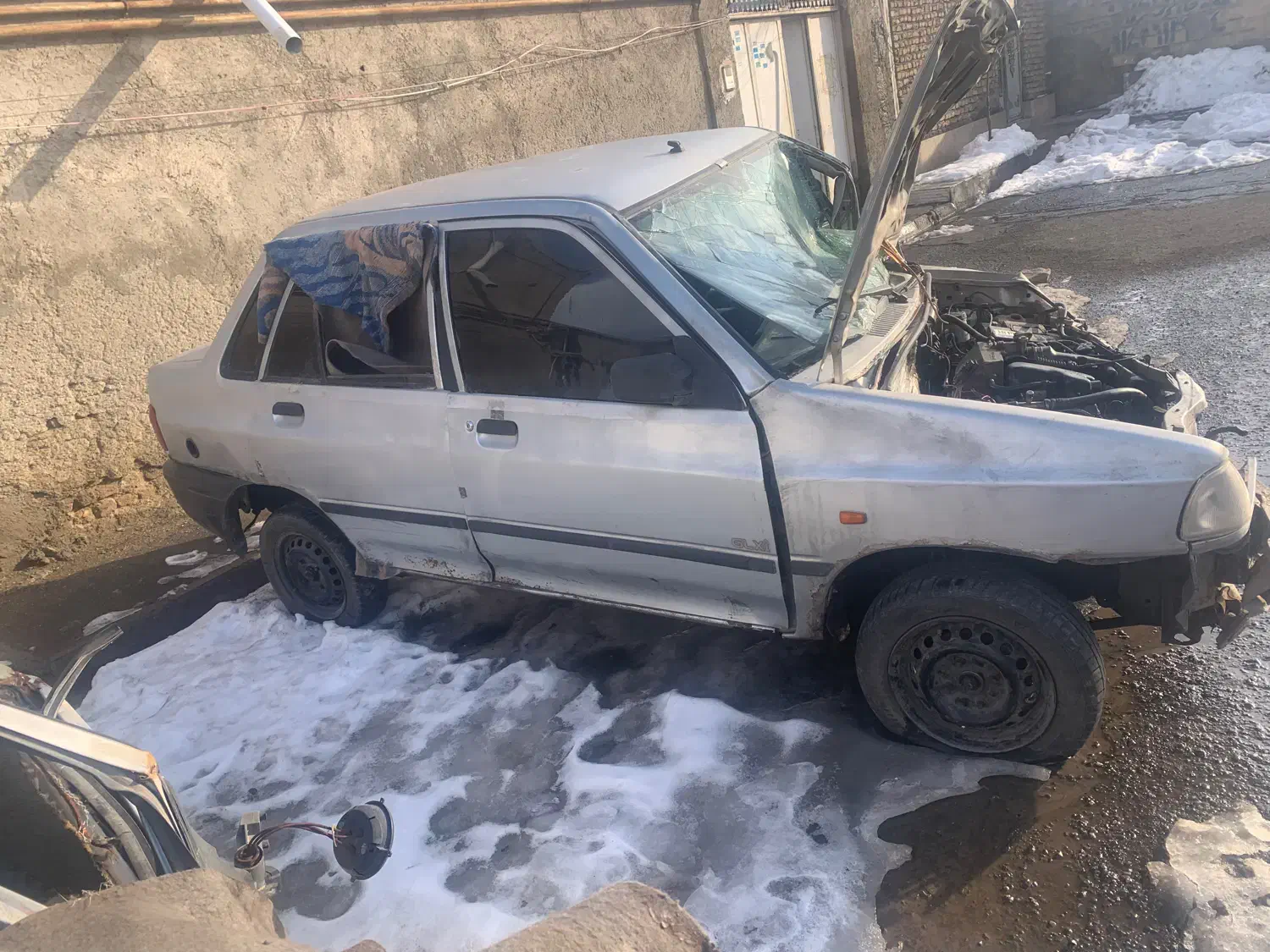 پراید مدل ۸۶ تصادفی|خودرو سواری و وانت|خوی, |دیوار