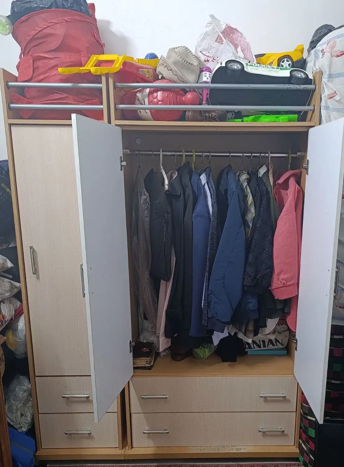 کمد لباسی|جاکفشی، کمد، دراور|کرمان, |دیوار