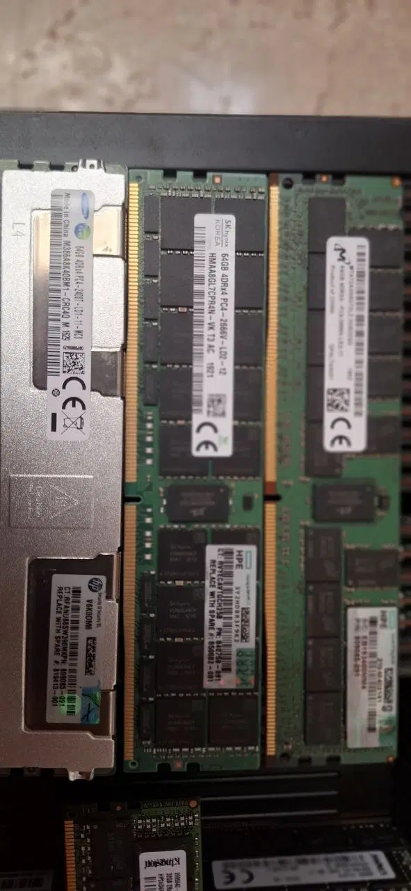 رم hp 64 G 2666 و hp 2400 64G|قطعات و لوازم جانبی رایانه|تهران, پونک|دیوار