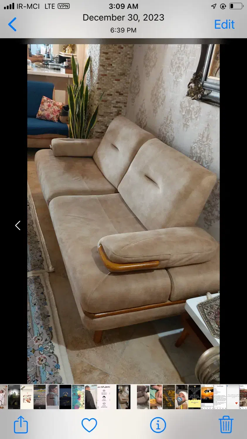 مبل راحتی تختخواب شو|مبلمان خانگی و میز عسلی|تهران, یوسفآباد|دیوار