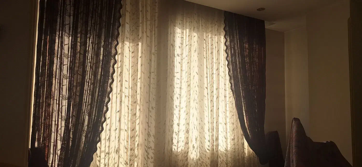 پرده پذیرایی|پرده، رانر، رومیزی|ساری, |دیوار