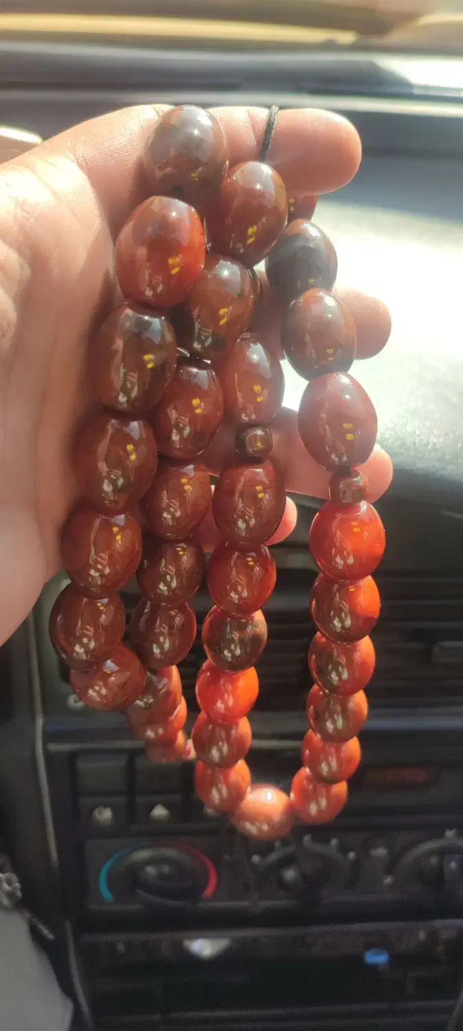 تسبیح کهربا|کلکسیون اشیاء عتیقه|سقز, |دیوار