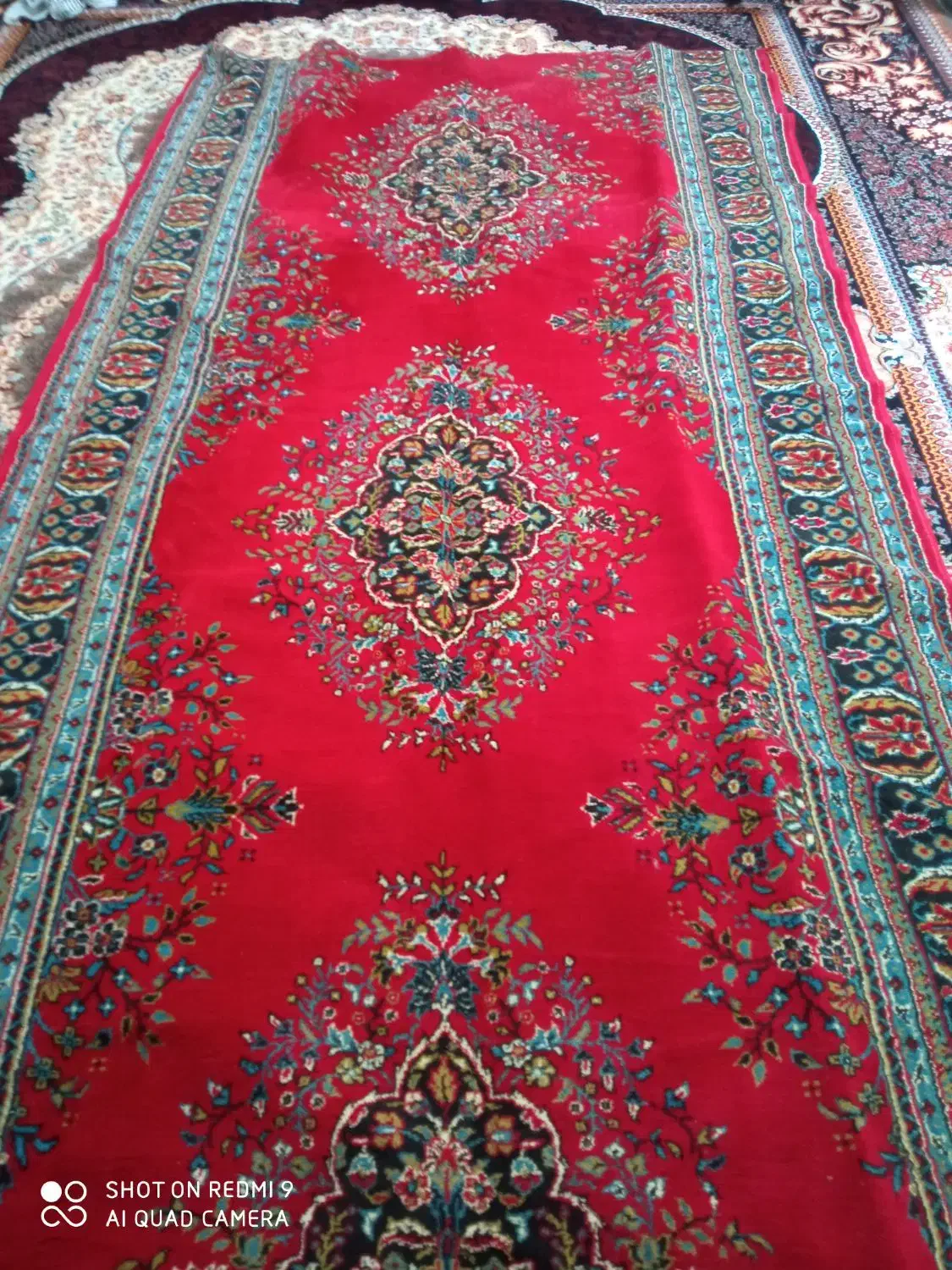 فروش کنار فرش سالم بدون سوختگی یا پارگی|فرش|مهاباد (آذربایجان غربی), |دیوار
