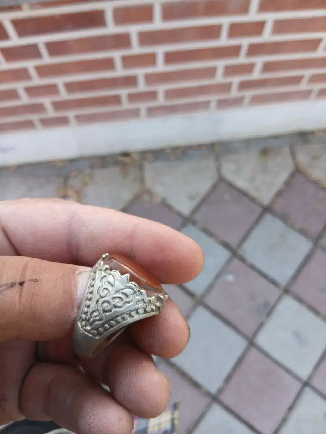 انگشترسنگ شجره|جواهرات|رامهرمز, |دیوار