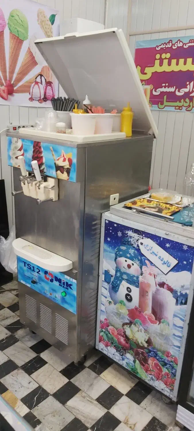 دستگاه بستنی ساز قیفی تک فاز|فروشگاه و مغازه|اردبیل, |دیوار