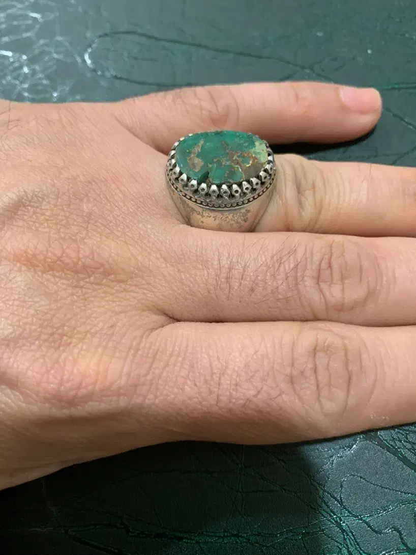 انگشتر فیروزه اصل|کلکسیون اشیاء عتیقه|بندرعباس, |دیوار