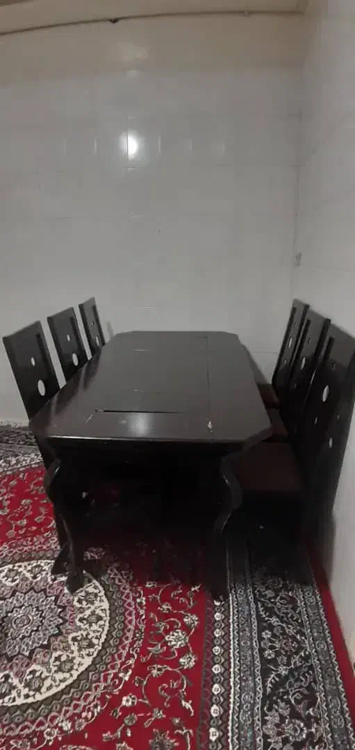 ناهارخوری شش نفره|میز و صندلی غذاخوری|دهدشت, |دیوار