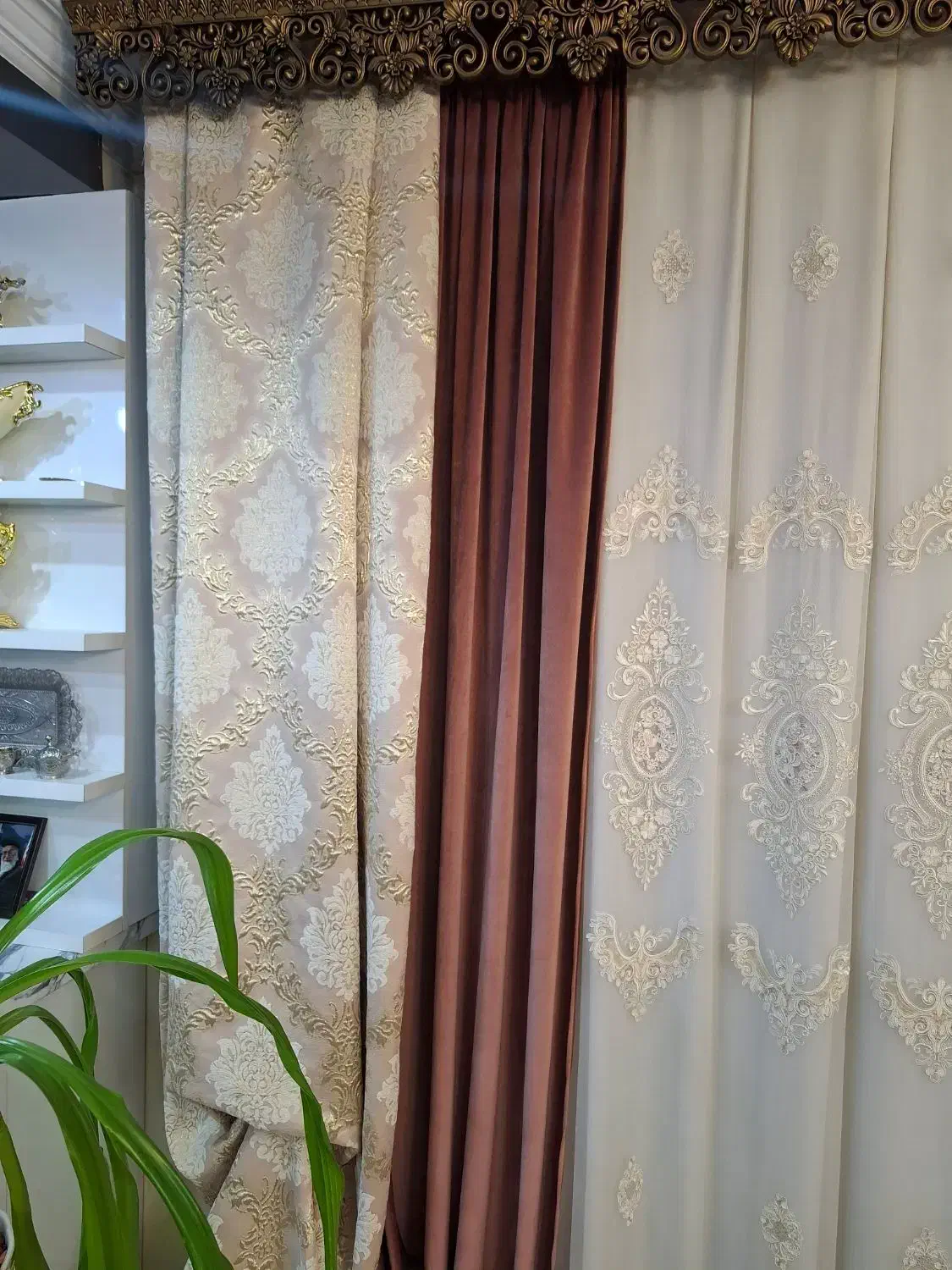 پرده پذیرایی  با والان و  تاج...پرده خالی 4500 ت|پرده، رانر، رومیزی|تهران, مشیریه|دیوار