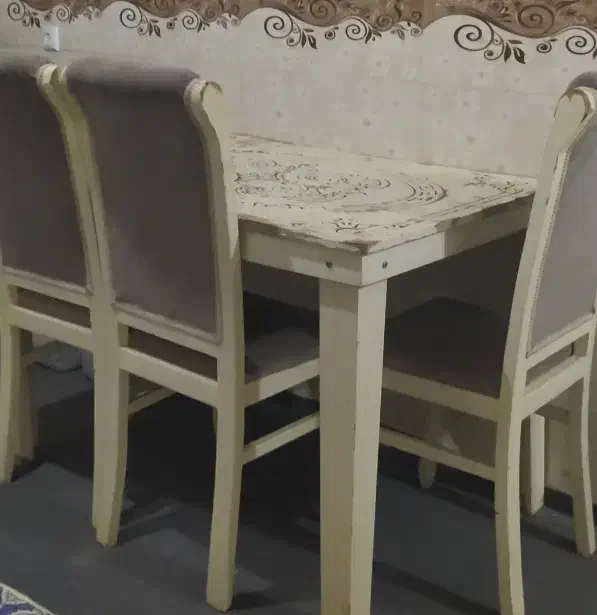 میز غذا خوری|میز و صندلی غذاخوری|قم, ولیعصر|دیوار