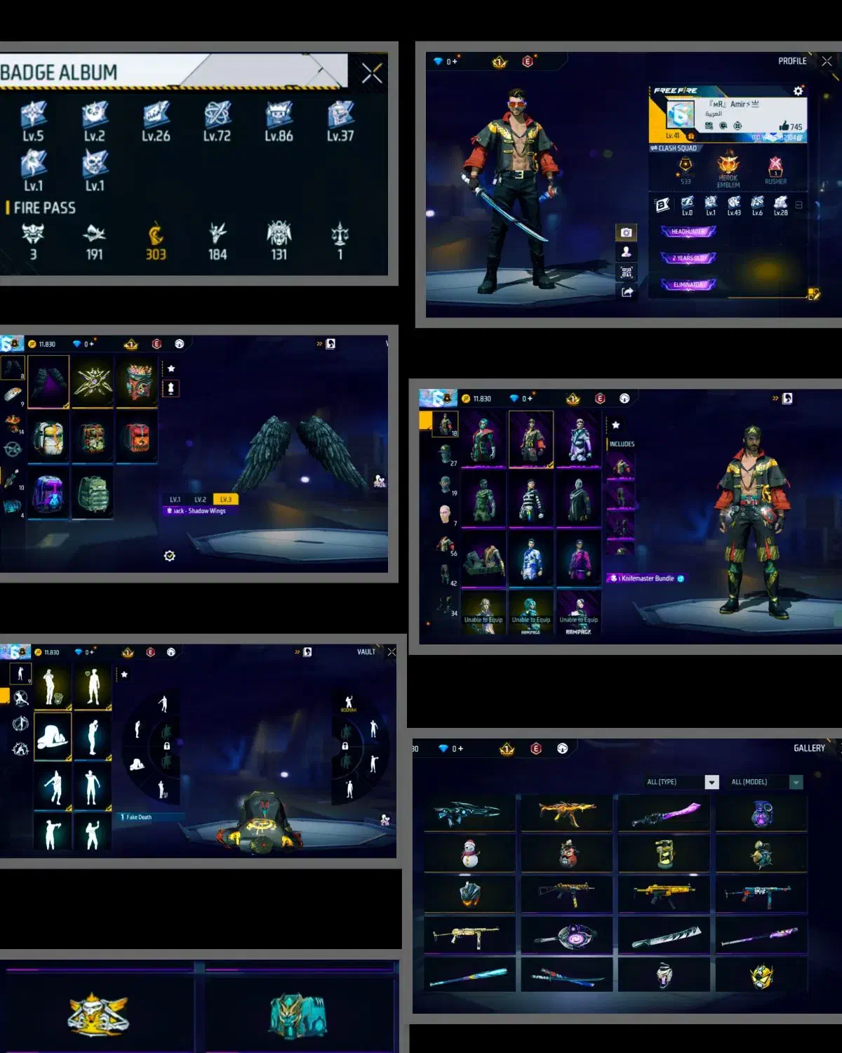 اکانت فری فایر|کنسول، بازی ویدئویی و آنلاین|بن, |دیوار